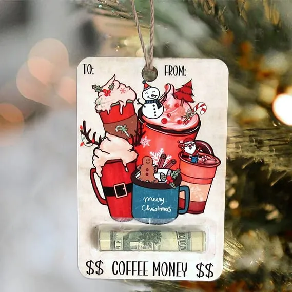 🎅💸 Christmas Hot Sale 70% Off - Handcrafted Wooden Money Holders Gift