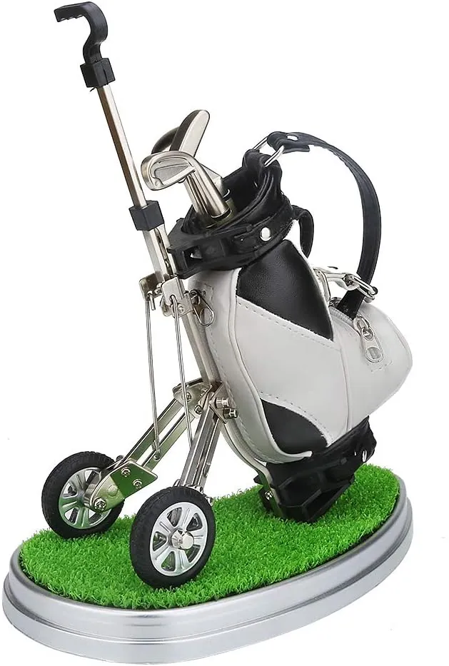 10L0L Golf Gifts for Men Golf Pen Holder Stocking Stuffers for Golfers Funny Gifts Unique Office Supplies Desk Decor, Gift for Birthday Christmas Golf Tournament for Boss Dad Husband Golf Lovers