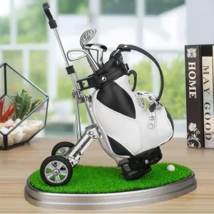 10L0L Golf Gifts for Men Golf Pen Holder Stocking Stuffers for Golfers Funny Gifts Unique Office Supplies Desk Decor, Gift for Birthday Christmas Golf Tournament for Boss Dad Husband Golf Lovers