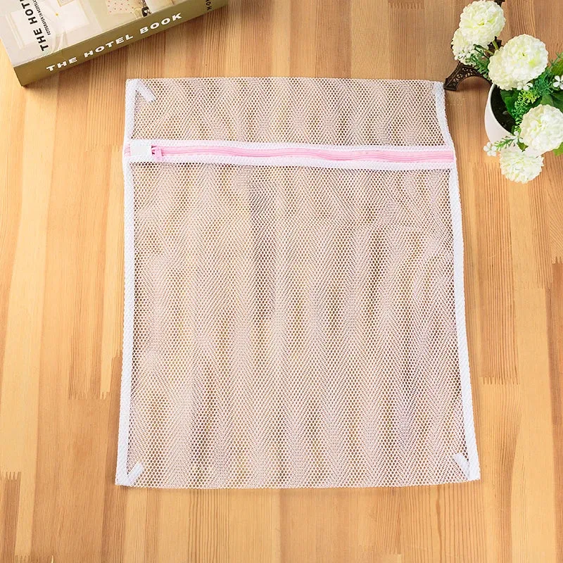 11 Size Mesh Laundry Bag Polyester Home Organizer Coarse Net Laundry Basket Laundry Bags for Washing Machines
