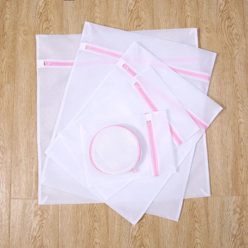 11 Size Mesh Laundry Bag Polyester Home Organizer Coarse Net Laundry Basket Laundry Bags for Washing Machines