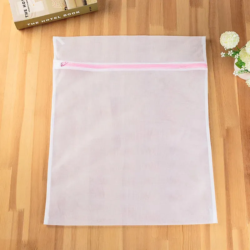 11 Size Mesh Laundry Bag Polyester Home Organizer Coarse Net Laundry Basket Laundry Bags for Washing Machines