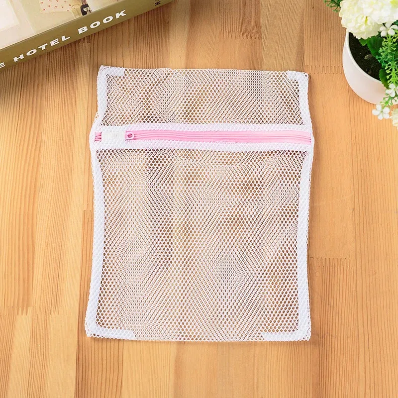 11 Size Mesh Laundry Bag Polyester Home Organizer Coarse Net Laundry Basket Laundry Bags for Washing Machines