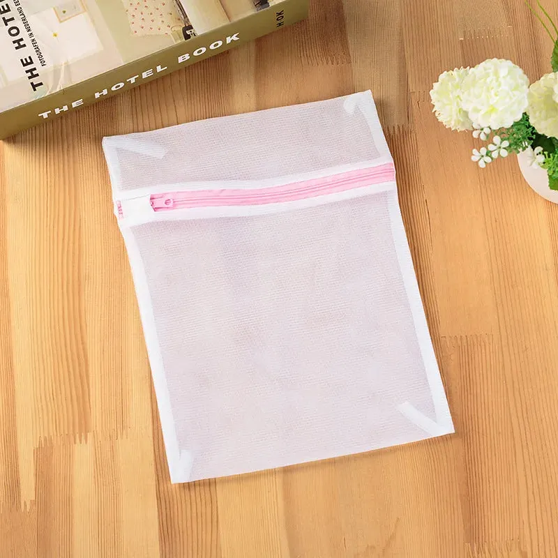 11 Size Mesh Laundry Bag Polyester Home Organizer Coarse Net Laundry Basket Laundry Bags for Washing Machines