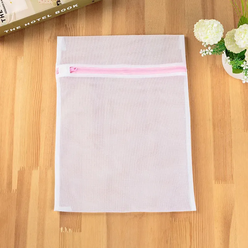 11 Size Mesh Laundry Bag Polyester Home Organizer Coarse Net Laundry Basket Laundry Bags for Washing Machines