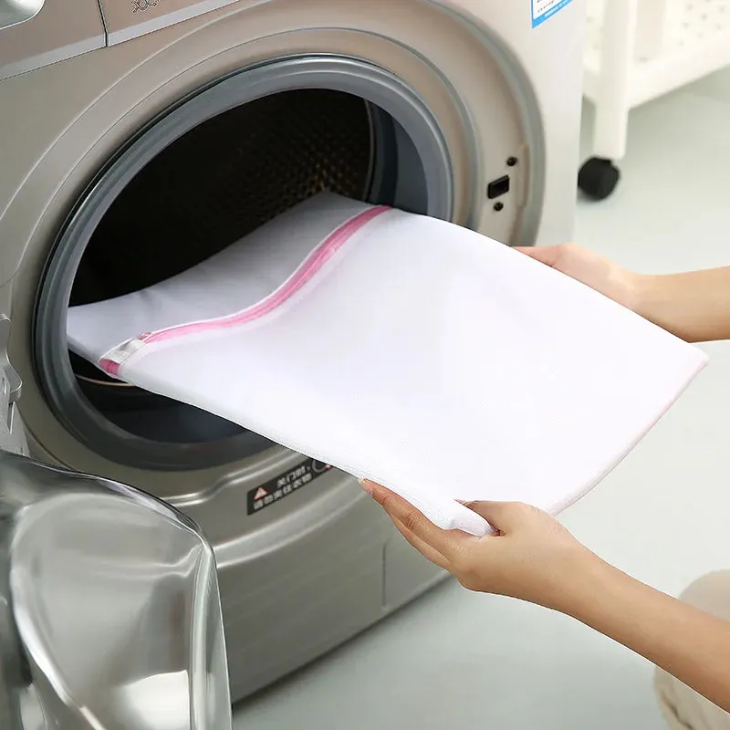 11 Size Mesh Laundry Bag Polyester Home Organizer Coarse Net Laundry Basket Laundry Bags for Washing Machines