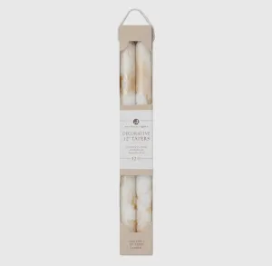12" Decorative Taper 2pk