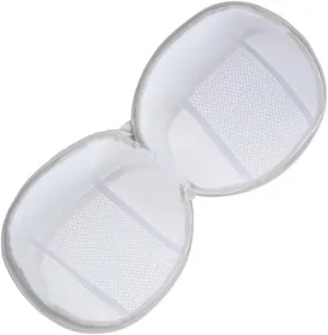 1Pc Wash Bag Deformation Spherical Laundry Bag for Underwear Material Breathable Mesh Design for Machine Washing White