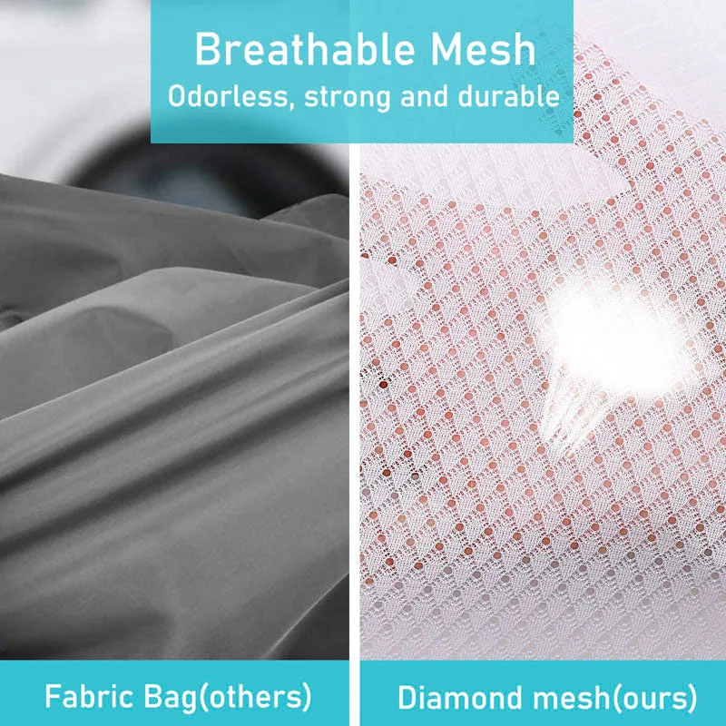 2 Pack Extra Large Mesh Laundry Bag with Carry Strap