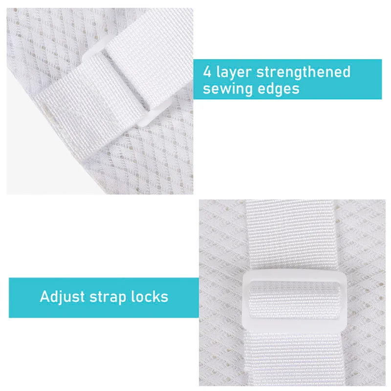 2 Pack Extra Large Mesh Laundry Bag with Carry Strap