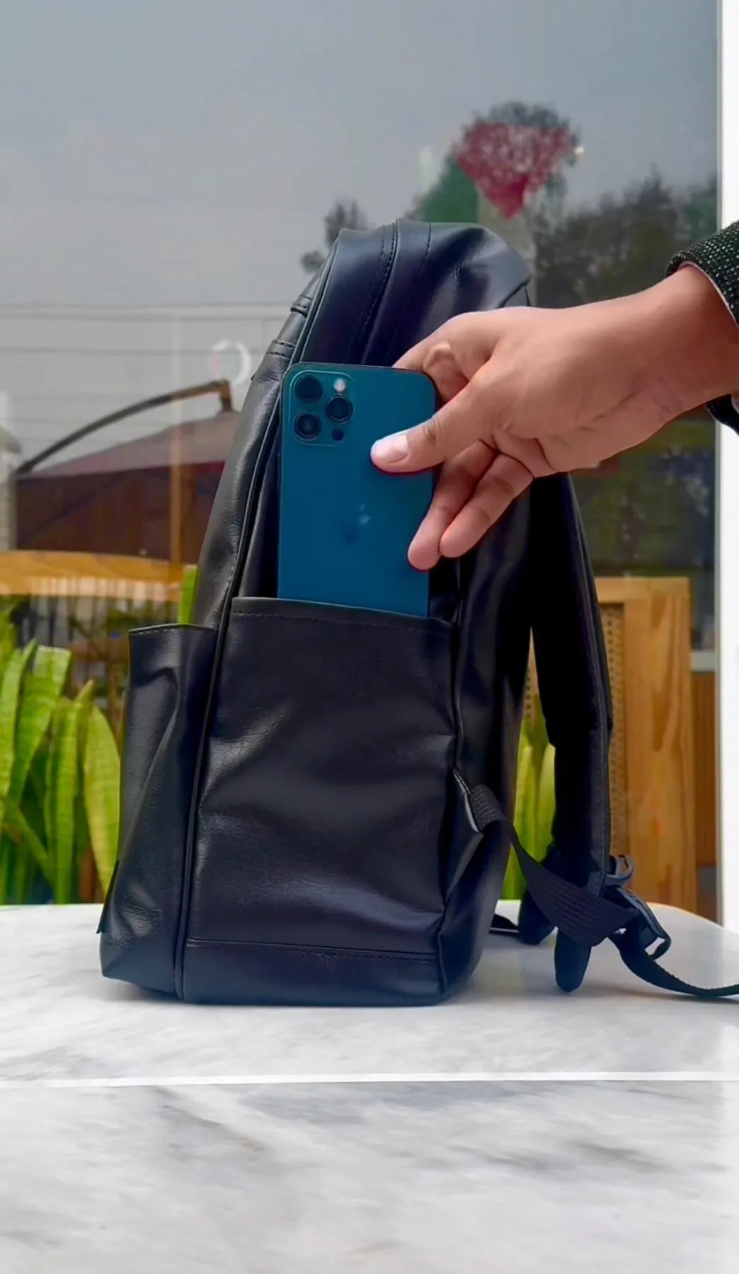 2 Separate Laptop Section Backpack S11 // Water Resistant