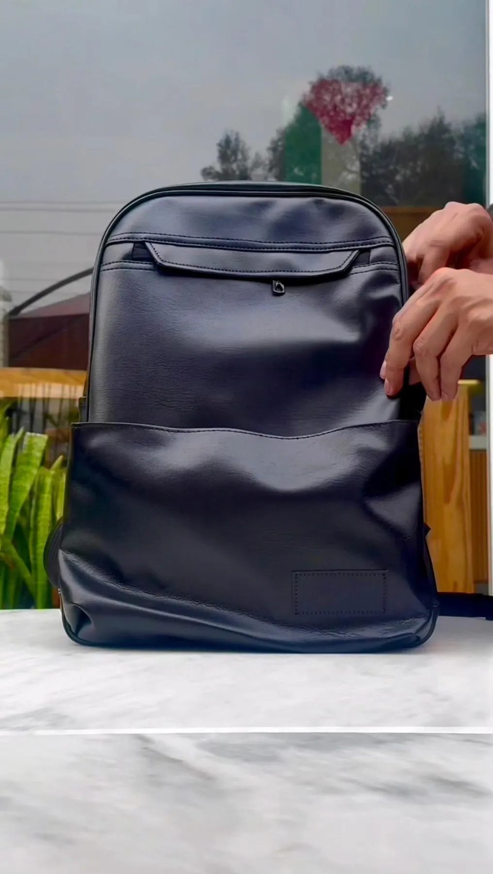 2 Separate Laptop Section Backpack S11 // Water Resistant