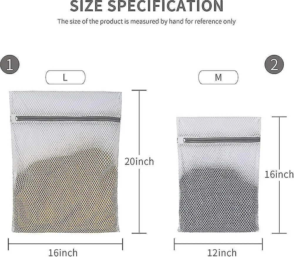 3 Pcs Heilwiy Honeycomb Mesh Laundry Bags For Delicates With Premium Zipper