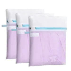 3 Pieces Small Laundry Mesh Wash Bags for Socks, Underwear and Masks