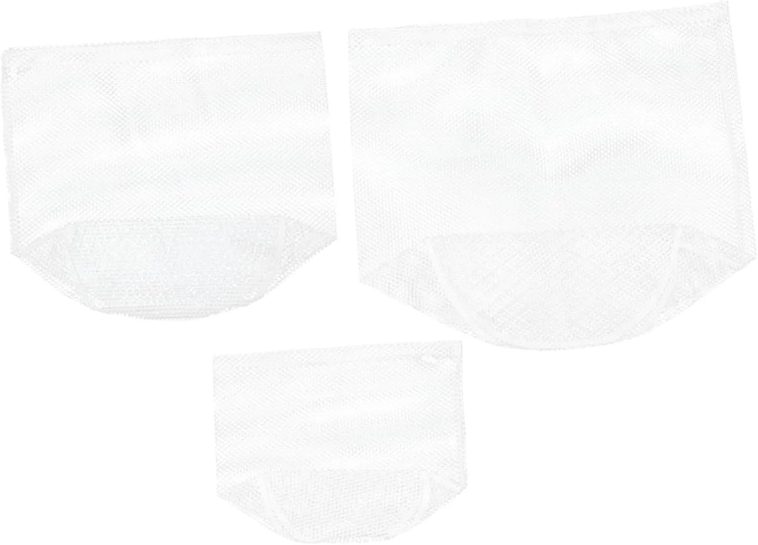 3pcs Mesh Laundry Bag Drawstring Wash Bags for Underwear Lingerie Bras Pantyhose Identify Your Laundry Easily