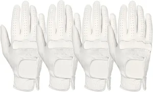 4 Mens All Weather Full Palm Cabretta Golf Gloves (Right)