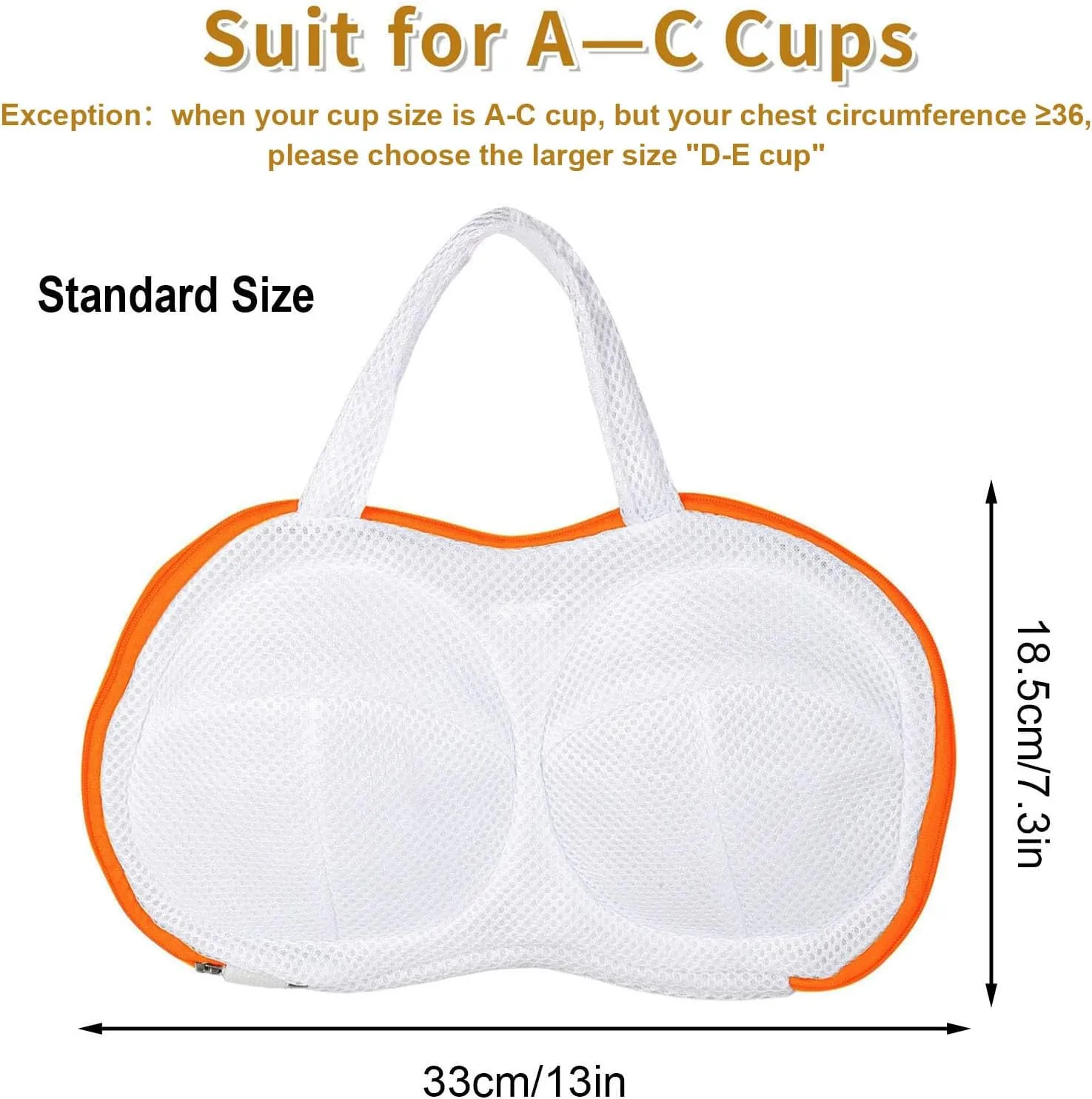 4Pcs Bra Wash Bags for Laundry Lingerie Underwear Brassiere Bag Set for Washing Machine Suitable for Women Delicates Bra Yellow(A to C Cups)