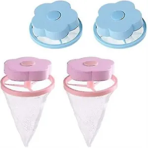 4pcs Lint Catcher For Laundry,pet Hair Remover For Laundry,washing Machine Float
