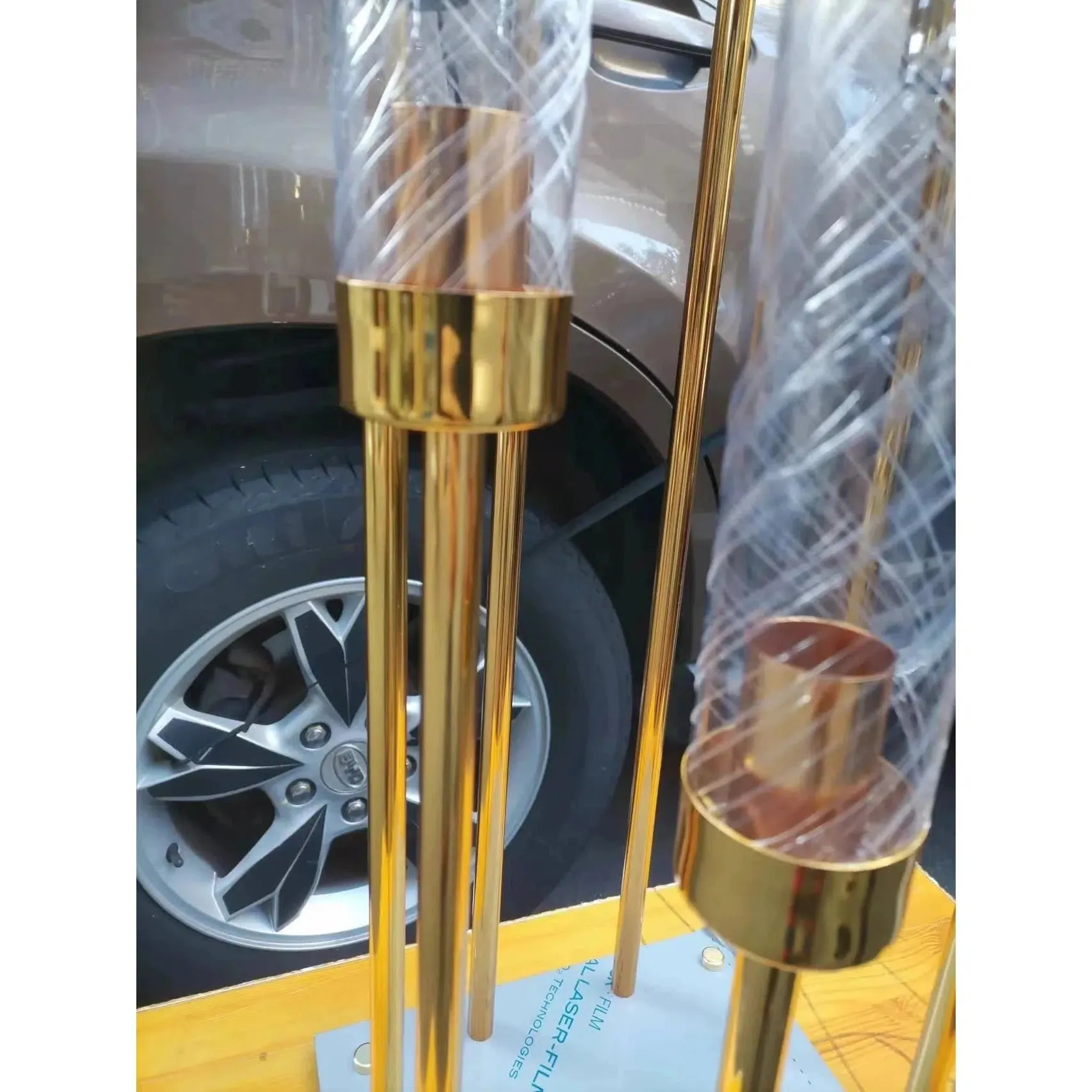 5/10PCS Metal Candle Holder Candlestick Flower Vase