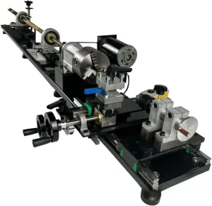 550W Professional Billiards Cue Lathe Machine 0-2800RPM for Cue Tip Replacement, Straightening, Polishing & Maintenance with 100mm Chuck & 550W Motor