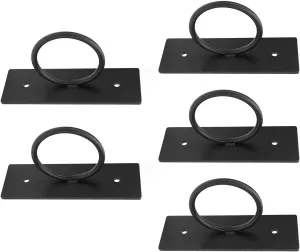 5pcs Decorative Rope Support Holders Drop Brackets Stainless Steel Hanger Accessories