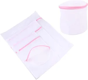 5pcs Laundry Washing Bag Fine Mesh Bra Wash Bag Safe for Lingerie Machine Wash Proof
