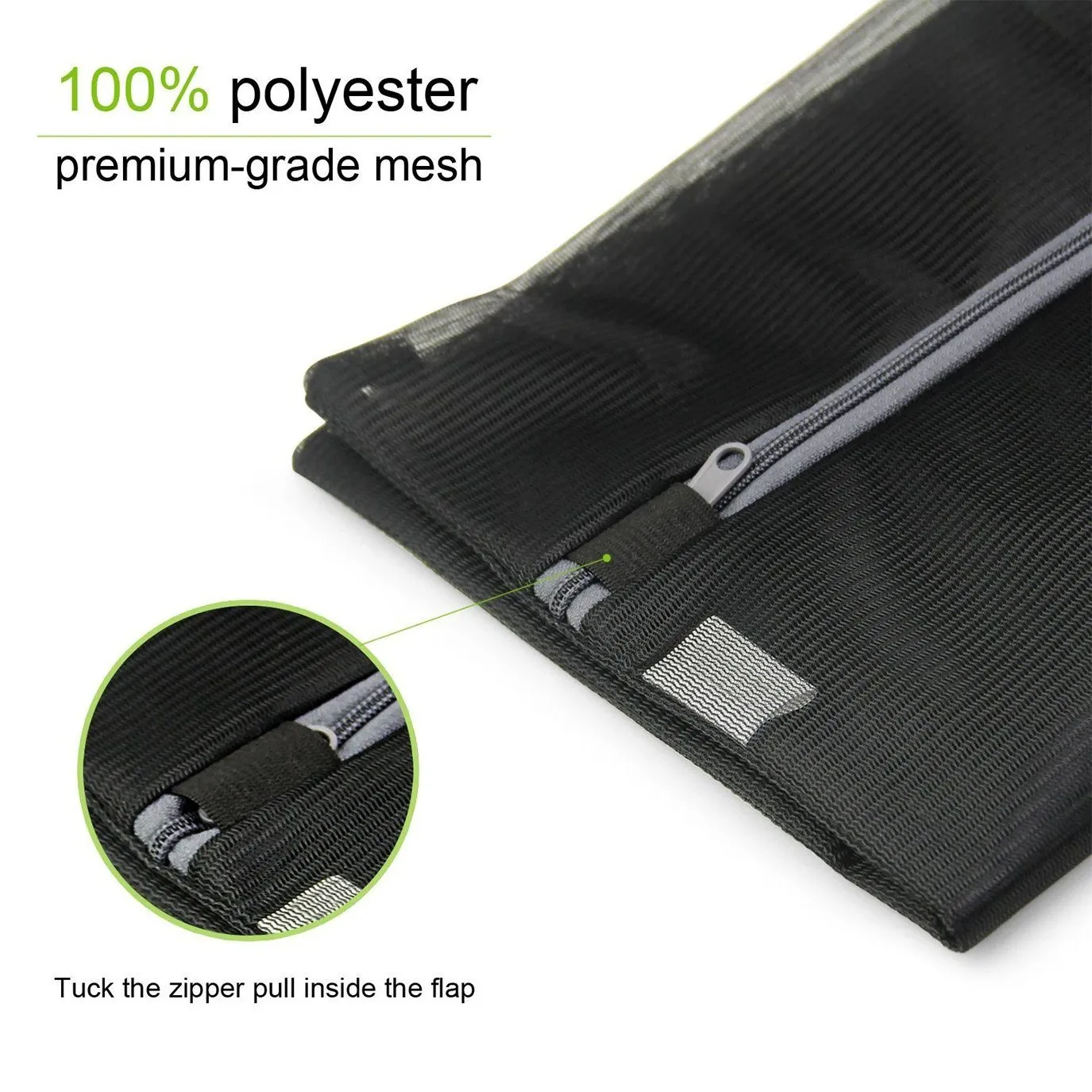 6-Pack: Zipped Wash Bag Net