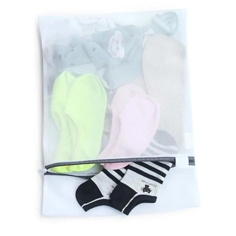 6-Pack: Zipped Wash Bag Net