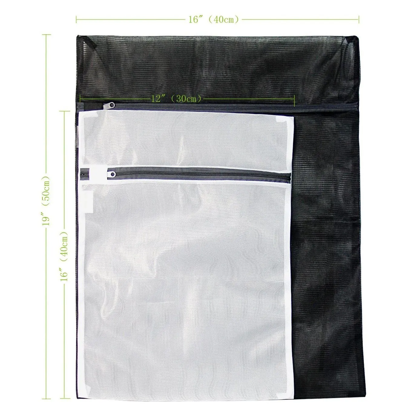 6-Pack: Zipped Wash Bag Net