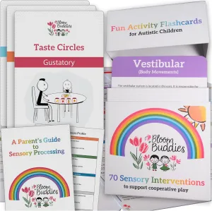 70 Fun Sensory Games & Activities for Toddlers & Preschoolers with Autism ADHD. Sensory Play for Kids with Autism A Sensory Intervention Gift to Support Caregivers of Autistic Children