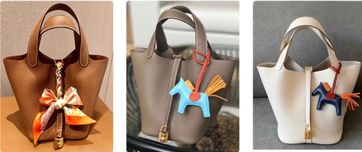 8 Top Layer Cowhide Bucket Cabbage Basket Genuine Leather Women's Bag