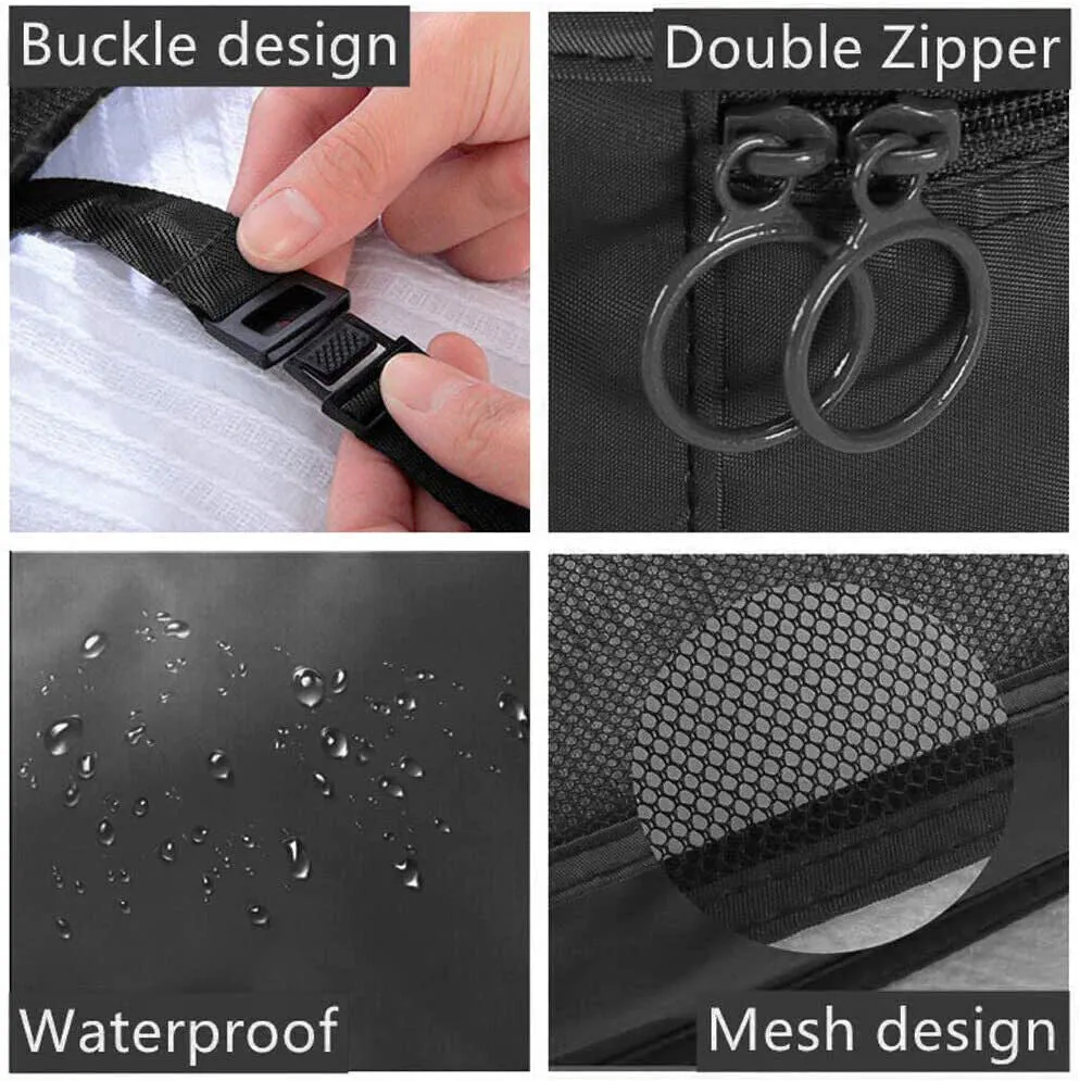 9 Packing Cubes Travel Pouches Luggage Organiser Clothes Suitcase Storage Bag AU