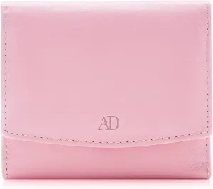 Access Denied REAL LEATHER Small Wallets For Women - Compact Ladies Credit Card Holder With Coin Purse RFID Holiday Gifts For Her