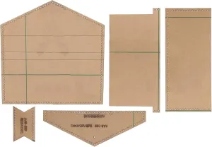 Acrylic Stencil Template for Handbag Crafting – Precise & Transparent Pattern for Personalized Gifts