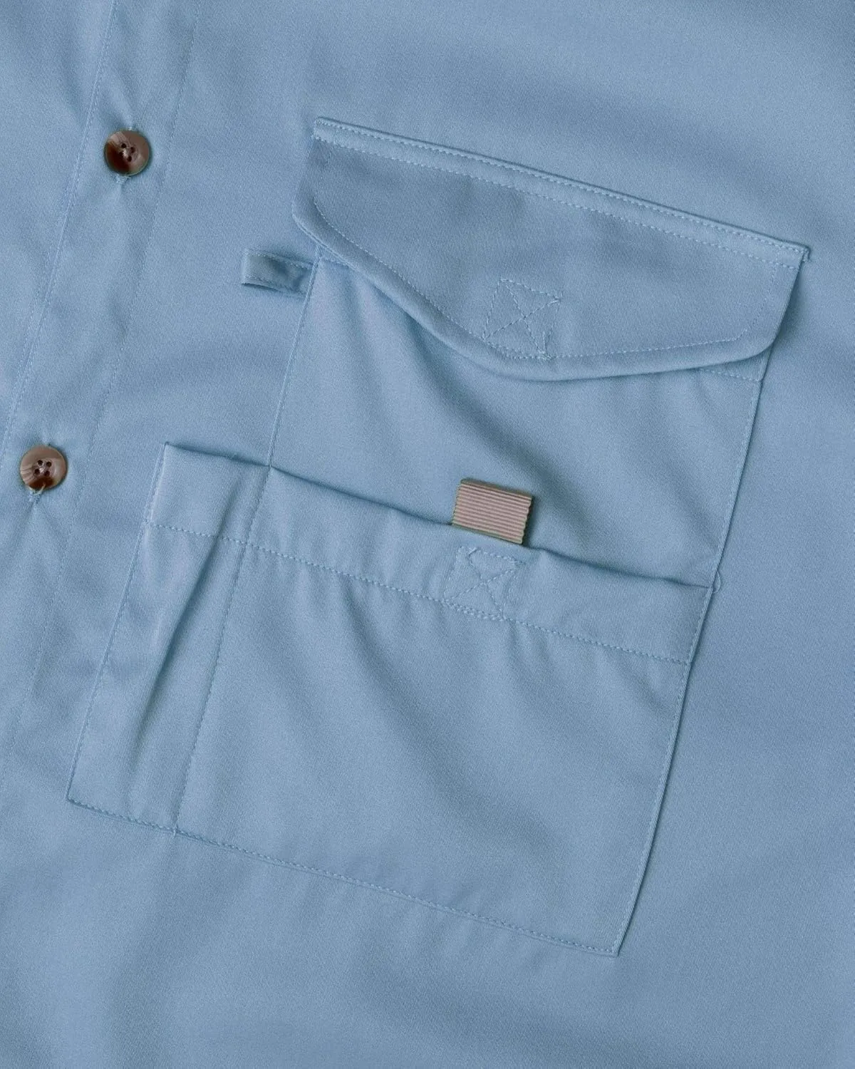 Alimens & Gentle Short Sleeve Fishing Shirt Wicking Fabric Sun Protection Casual Button Down Shirts