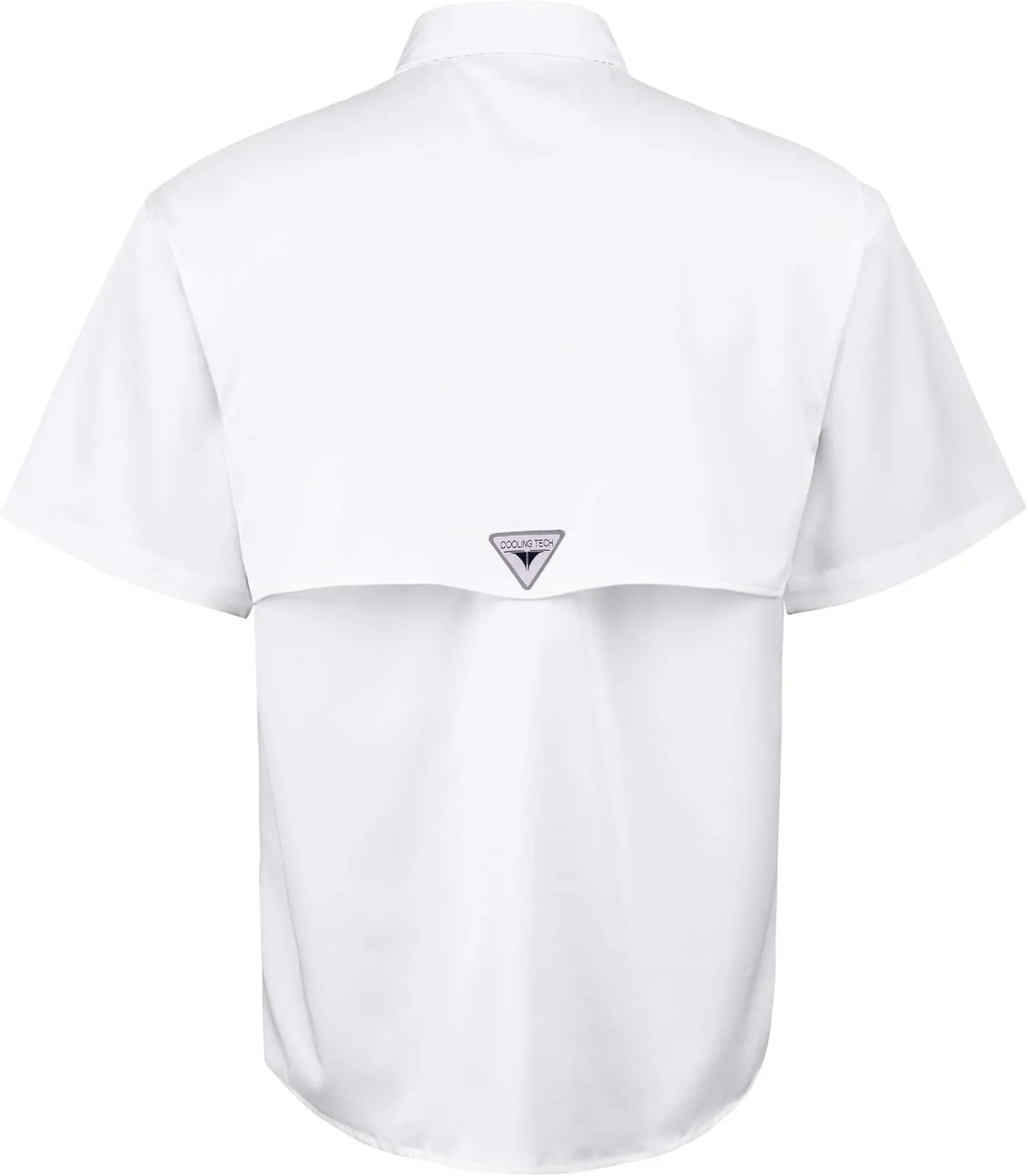 Alimens & Gentle Short Sleeve Fishing Shirt Wicking Fabric Sun Protection Casual Button Down Shirts