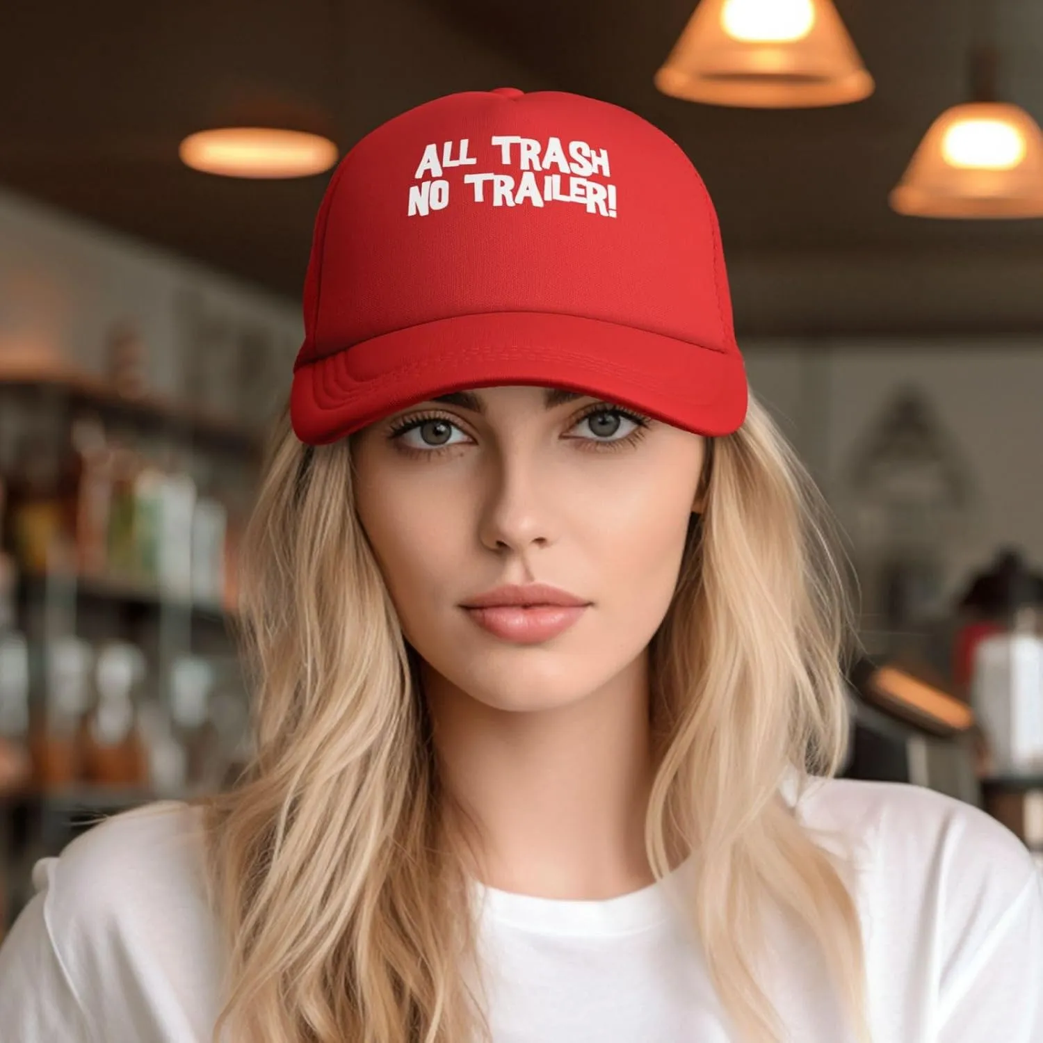 All Trash No Trailer Adult Mesh Baseball Cap