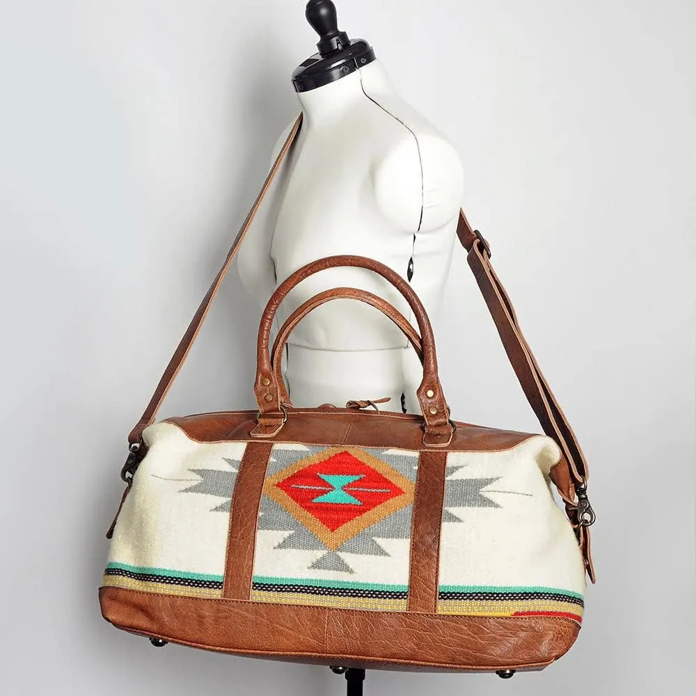 American Darling Weekend Duffle Travel Bags Hand Crafted Leather Tote Extra Large Cow Hide On (ADBG460D)
