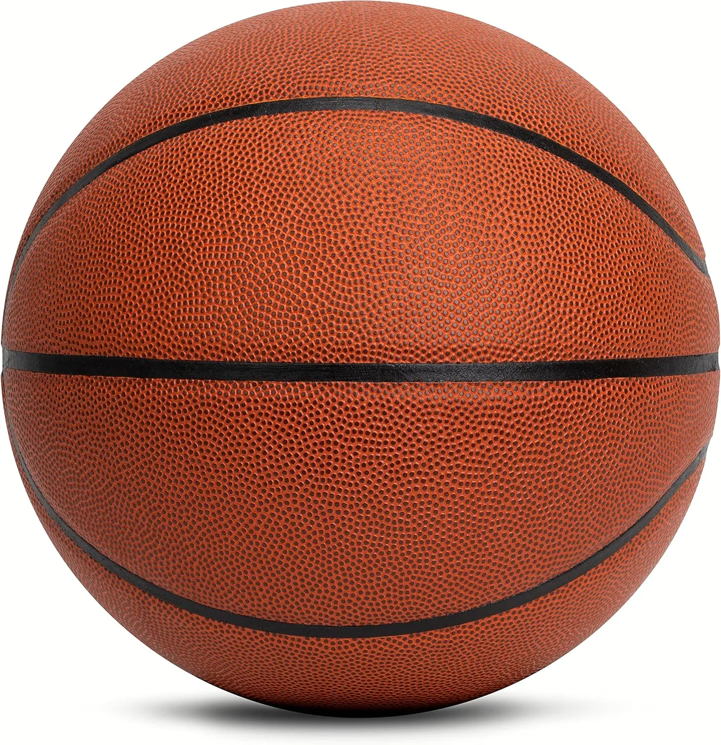 AND1 Street Grip Premium Composite Leather Basketball & Pump Bundle- Official Size 7 (29.5”) Streetball, Made for Indoor and Outdoor Basketball Games