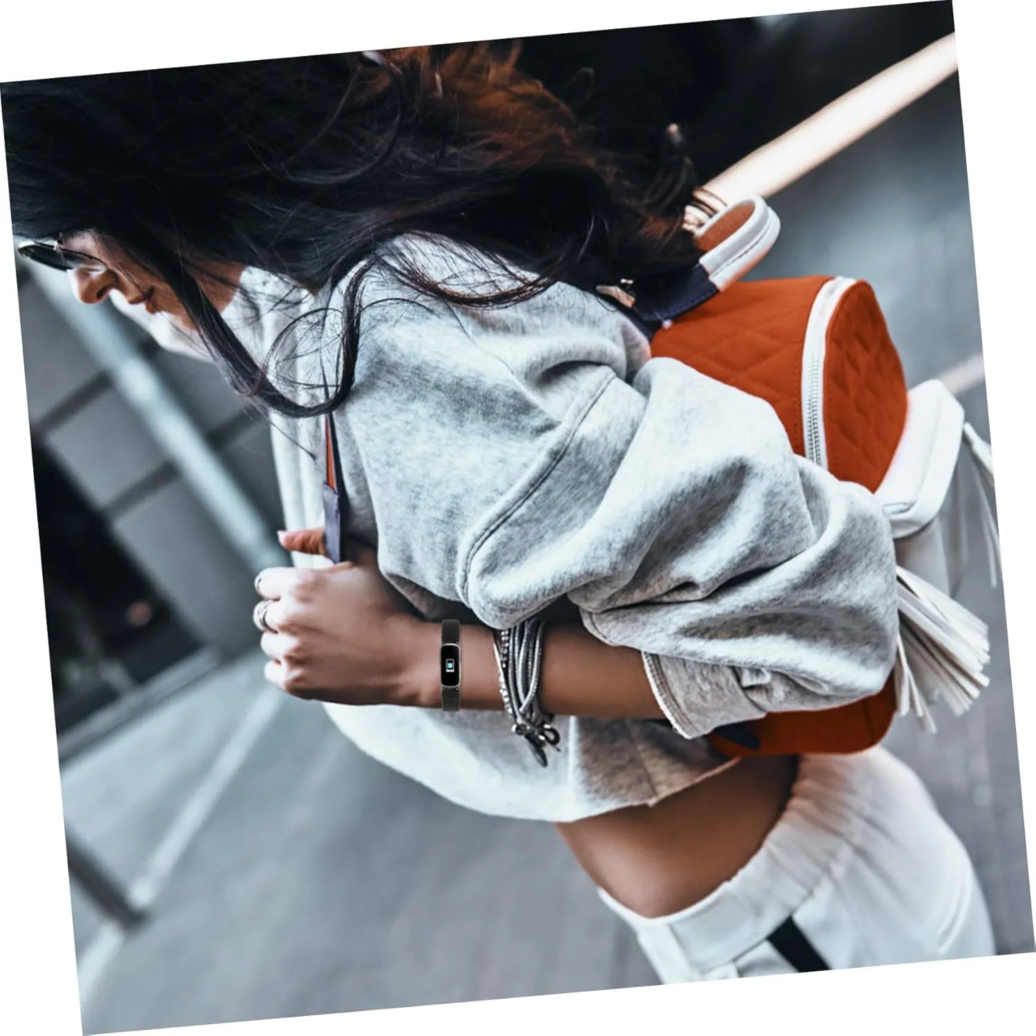 Angoily 2pcs Pebbled Leather Strap Leather Watch Bands for Womens Watch Bands Ladies Watch Leather Watch Belt