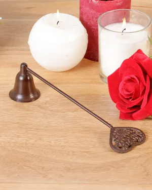 Antique Style Love Heart Candle Snuffer