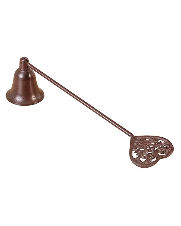 Antique Style Love Heart Candle Snuffer