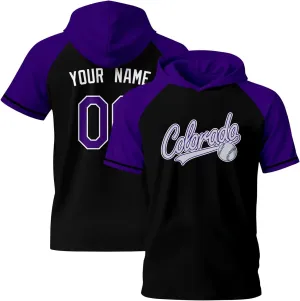ANTKING Short Sleeve Hoodie T-Shirt Personalized Custom Name Number for Youth Men Gifts