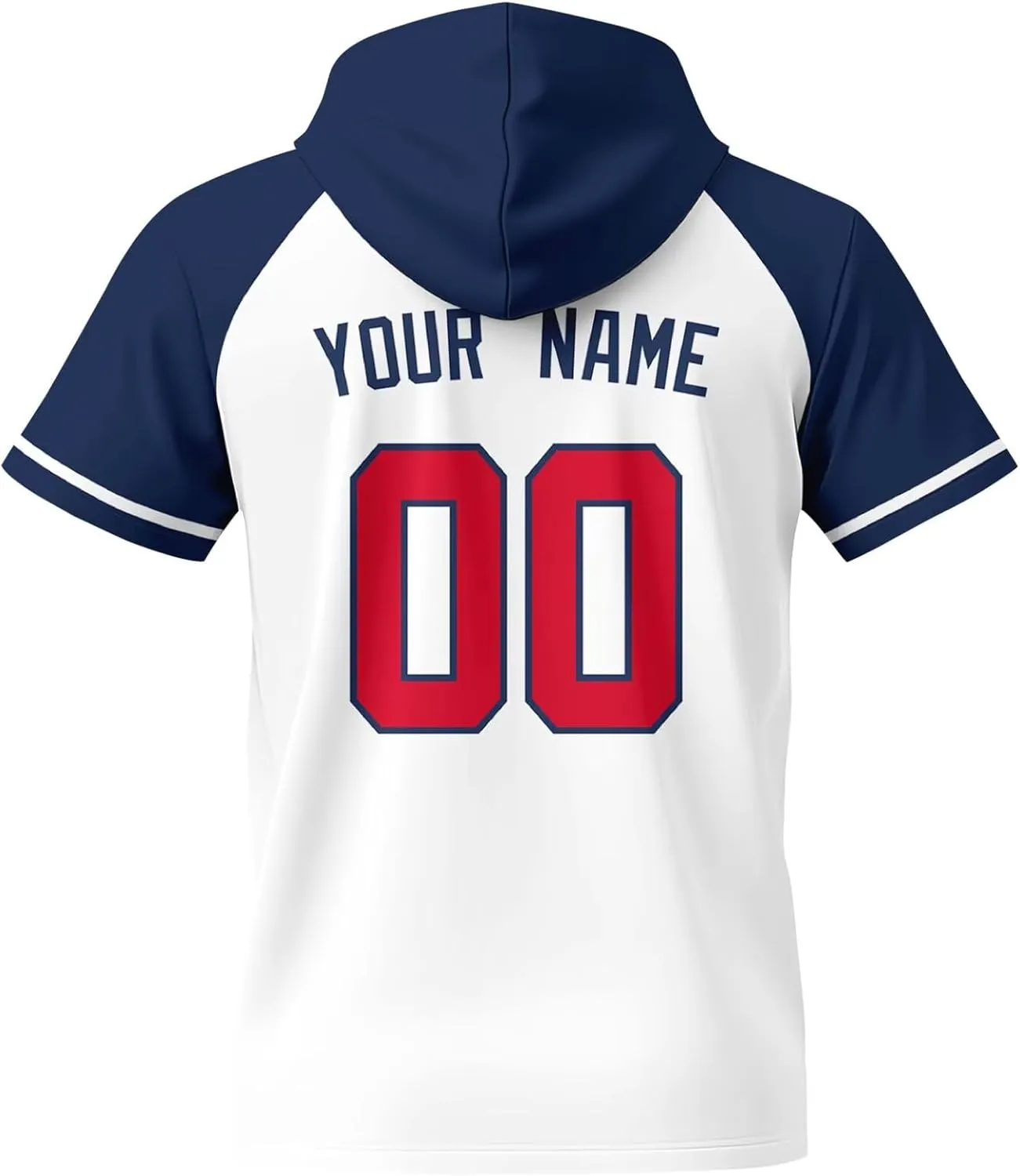 ANTKING T-Shirt Short Sleeve Hoodie Personalized Custom Name Number for Youth Men Gifts