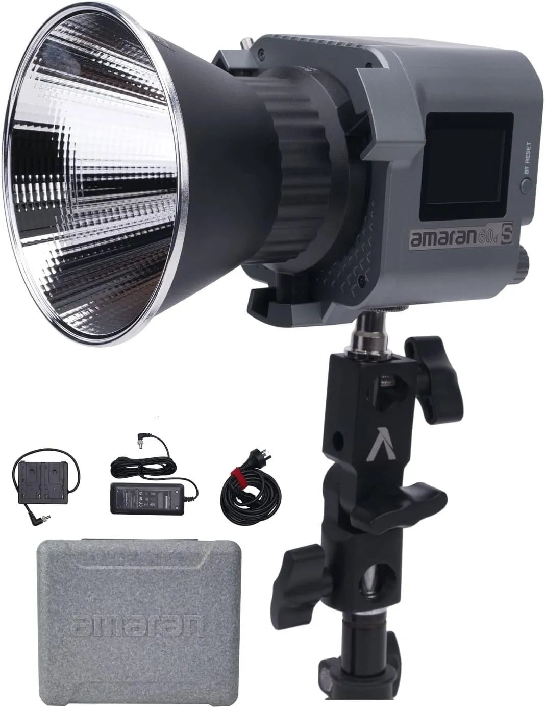 Aputure amaran 60dS Video Lighting,amaran 60d Studio Light,65W Bowens Mount LED Video Light,App Control,DC/AC Power Supply,Photography Lighting