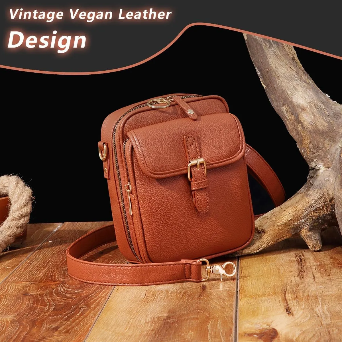 Arhdcompuly Crossbody Leather Bag, urvashi Crossbody Bag for Women, collaboraten Leather with Card Slots Theft Shoulder(Type H)
