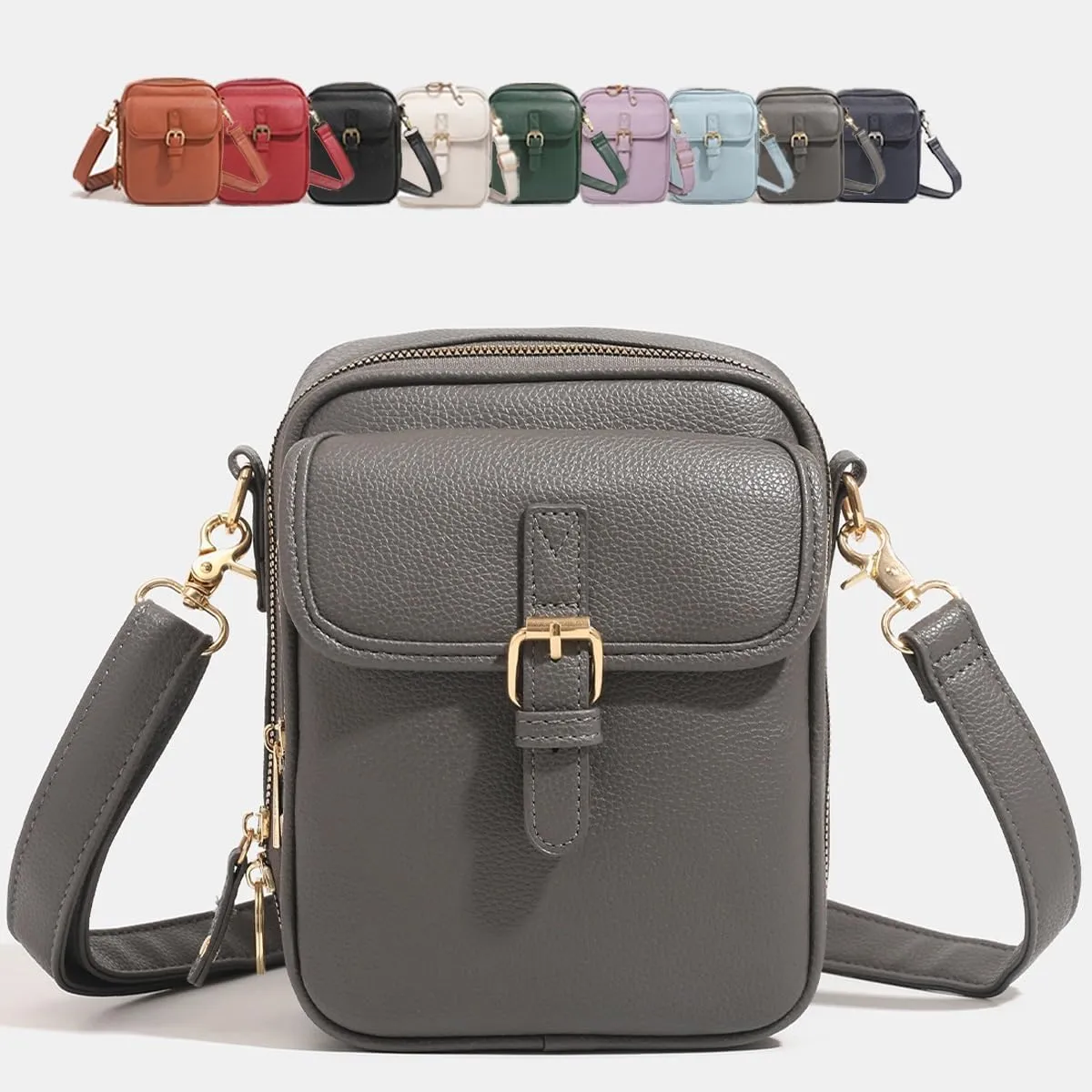 Arhdcompuly Crossbody Leather Bag, urvashi Crossbody Bag for Women, collaboraten Leather with Card Slots Theft Shoulder(Type H)