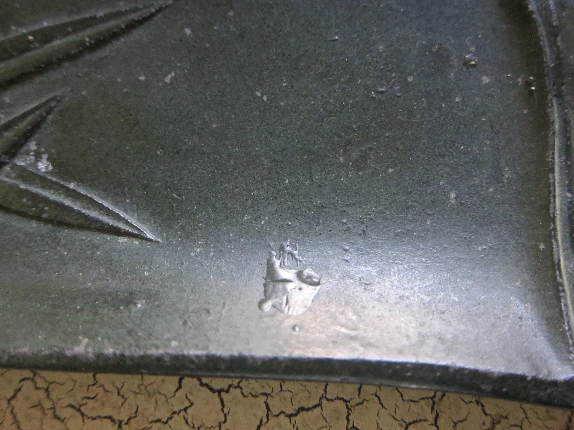 Art Nouveau Pewter Arts and Crafts Coin Tray