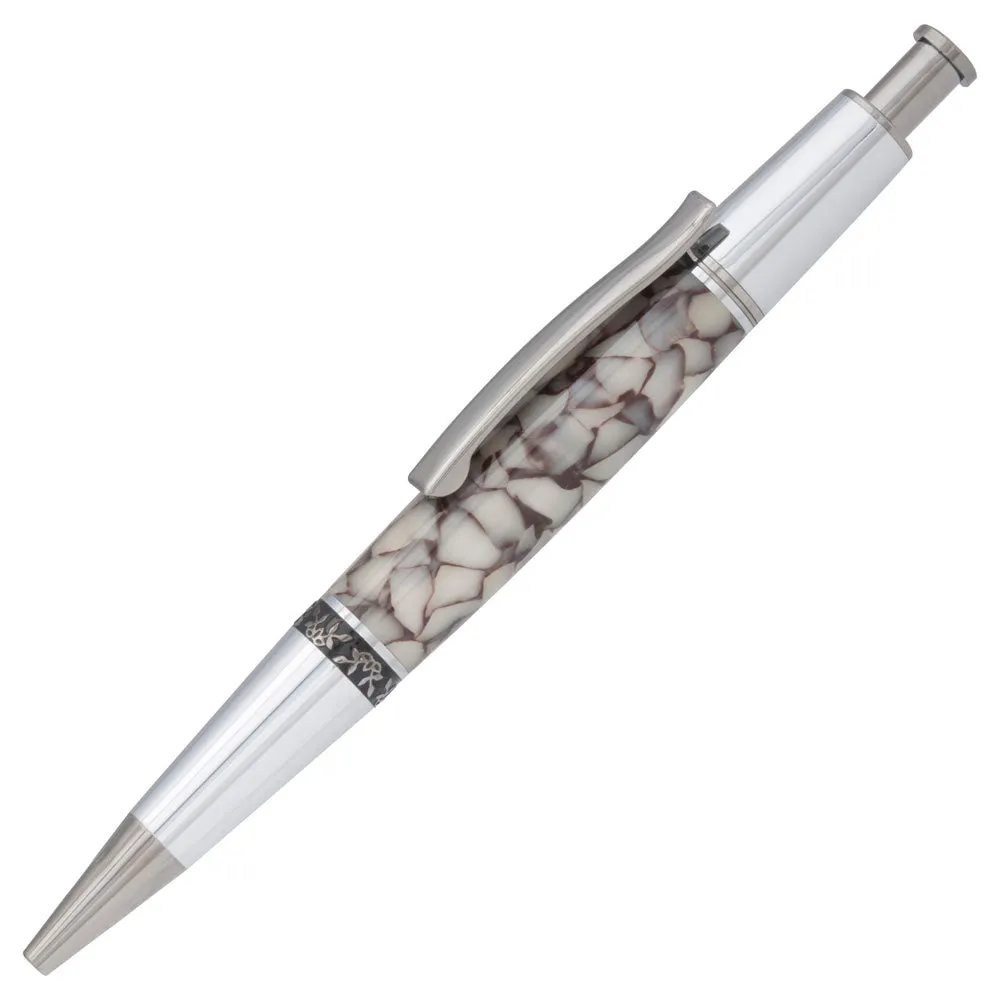 Artisan Aero Click Pen Kit - Black Titanium & Chrome