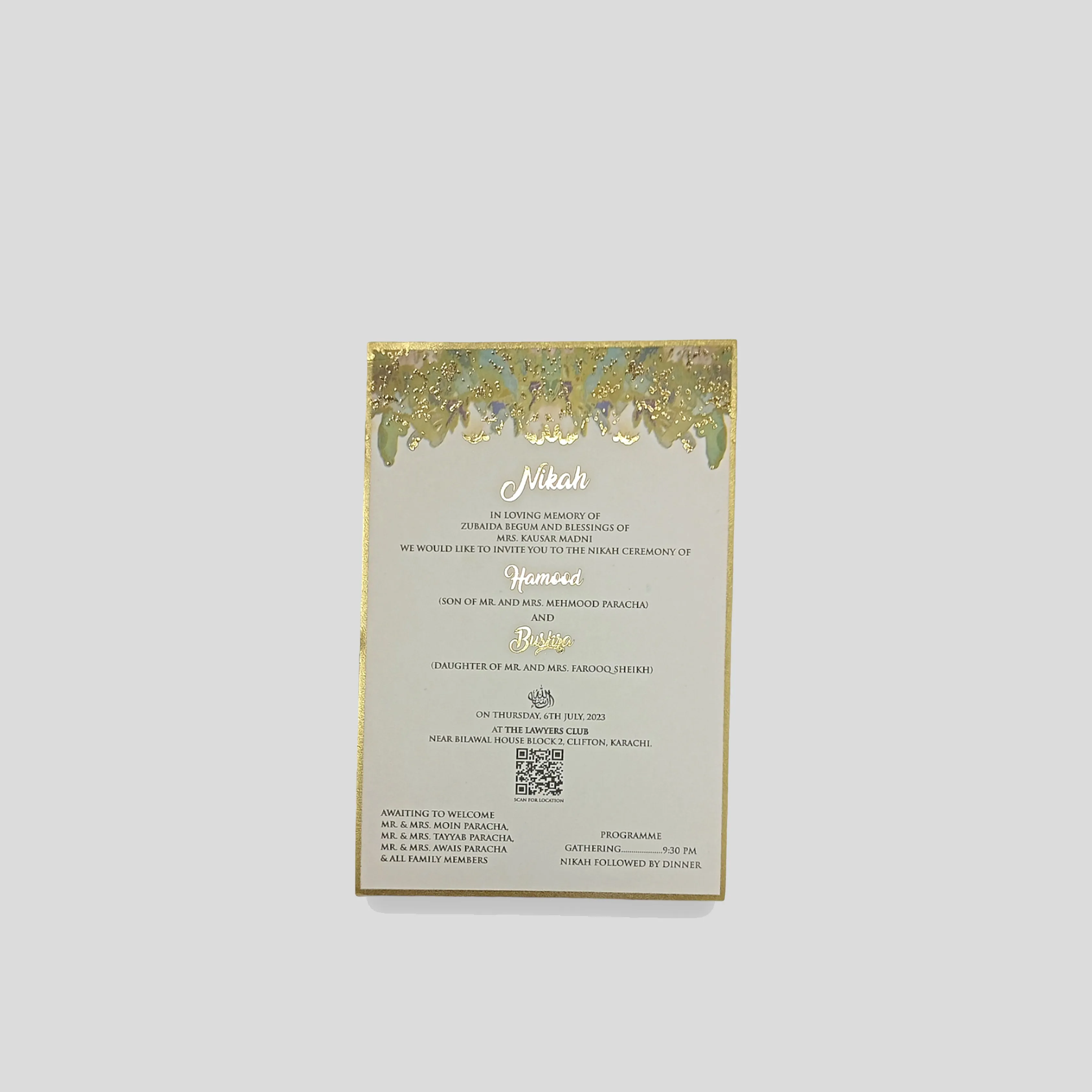 Artistic Invitation